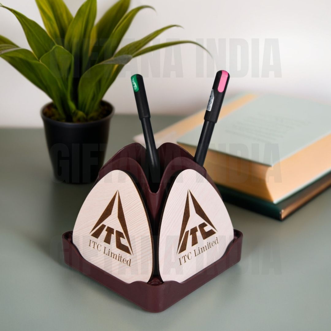 1752673472_Office Desk Gifts Lotus Rotating Coaster Pen Stand (9)